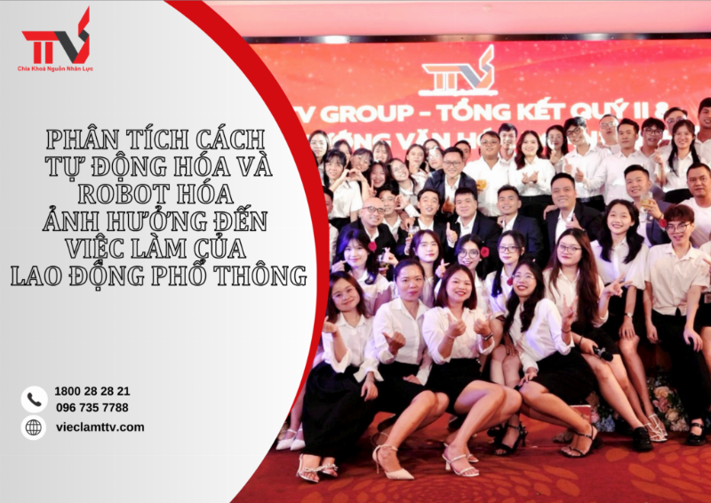 Ảnh hưởng của tự động hóa đến việc làm