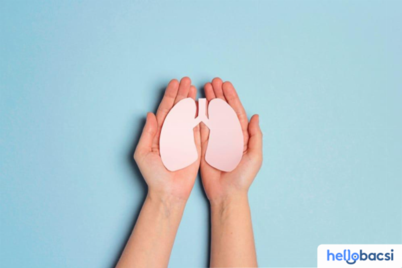 Minh họa lối sống lành mạnh giúp cải thiện và bảo vệ sức khỏe hô hấp ở người