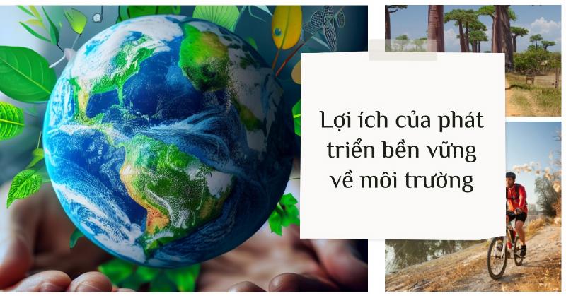 Môi trường tự nhiên cung cấp tài nguyên cho sự sống và phát triển kinh tế bền vững