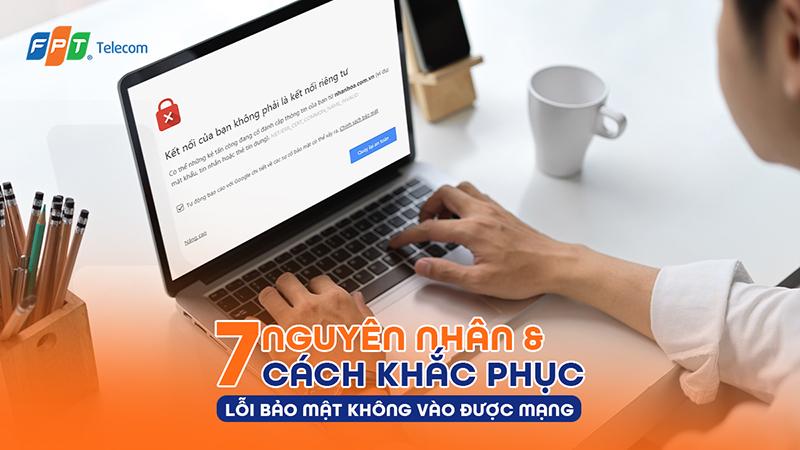 Minh họa các bước thay đổi cài đặt DNS trên máy tính để khắc phục lỗi không thể truy cập trang web.